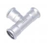 DVGW Certificated Inox Pipe Fittings Black Pipe Compression Fittings
