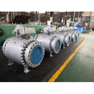 China 900lb Fire Safe Trunnion Type Metal To Metal Seat Ball Valve supplier