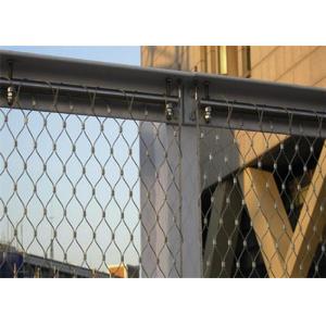China Traffic Barrier Fence Stainless Steel 50x50 Wire Mesh For Falling Prevention supplier