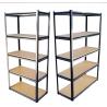 China Living Room Storage Made Easy with 5 Layer Large White Boltless Shelve Racking Shelves wholesale