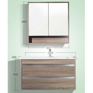 MFC bathroom Vanity,Wood grain surface bathroom cabinet,Popular china bathroom cabinet