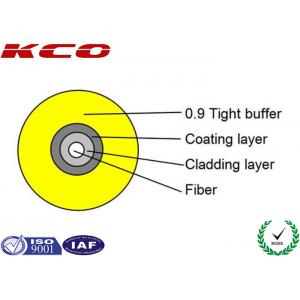 China Indoor Simplex Optical Fiber Cable , 0.9mm Tight Buffered Fiber Optic Cable supplier