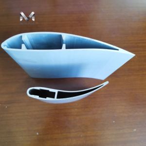 China Customized CNC Machining Aluminum Fan Blade with Anodized Surface and Powder Coated Finish for Industrial Applications wholesale