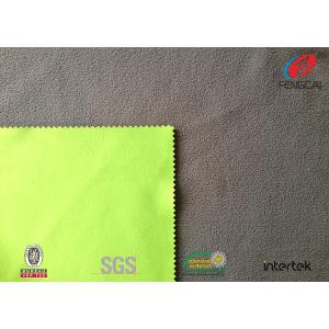China Fluorescent Yellow 3 Layer TPU Coated Fabric 95% Poly 5% Spandex Material supplier