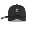 100% Cotton Women Sports Dad Hats With Long Strap Custom Embroidered