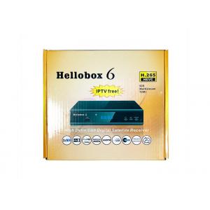 China 1080P Full HD DVB S2X Digital Satellite Receiver H265 HEVC USB WiFi Hellobox 6 supplier