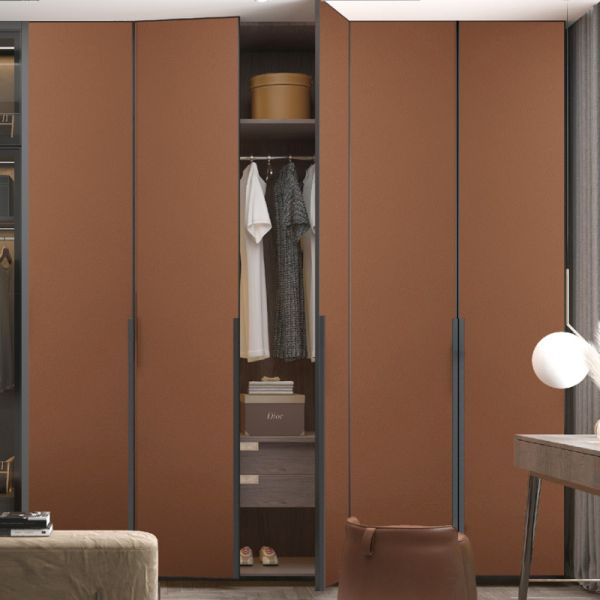 MJMHD Custom Modern Shaker Style Wardrobe Door Panel - ENF Grade PVC Laminated