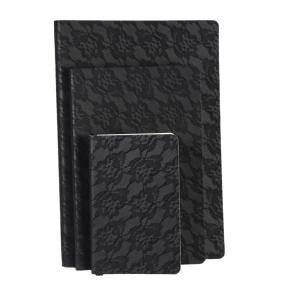 China CMYK Stone Paper Notebook Lace Gradient Color Pu Leather Notebook supplier