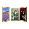 China Wall 43" inch Wooden frame NFT screen 4K display for video photo multimedia loop player monitor with WIFI network Android OS wholesale