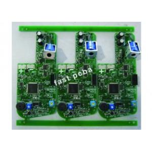 China Immersion Silver FR4, Green Solder Mask 2 layer SMT PCB Assembly for Alchol Tester wholesale