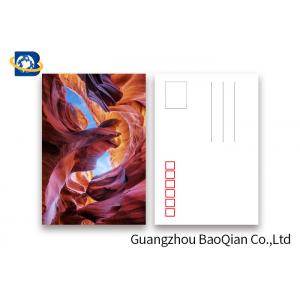 China PET Seascape Pantone Color 3D Lenticular Printing Postcards For Greeting 10.5 X 14.8cm supplier