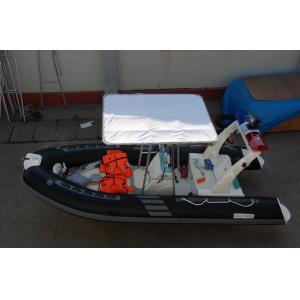 235 KGS Largest Inflatable Boat , Simple Design Inflatable Fishing Boats With Motors