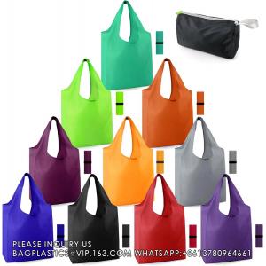 Reusable-Grocery-Bags-Foldable-Machine-Washable-Reusable-Shopping-Bags-Bulk Colorful 50LBS Extra Large Folding
