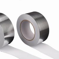 China Strong Holding Aluminum Foil Adhesive Tape 50 / 75 / 100mm 36 Micron on sale
