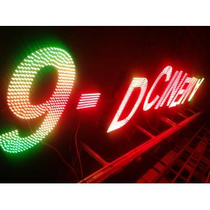 outdoor single color, full color led channel letter signs for good advertising