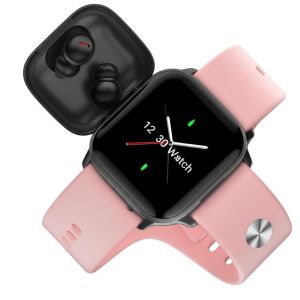 China Heart Rate Sensors Supported 2 In 1 Smart Watch with Bluetooth Headset wholesale