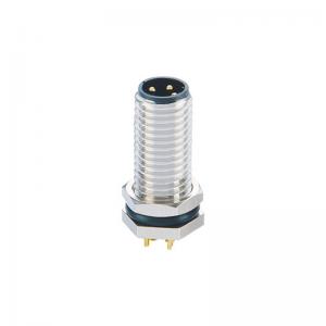 China Miniature Circular M8 Panel Mount Connector M8 3 Pin Female Connector supplier