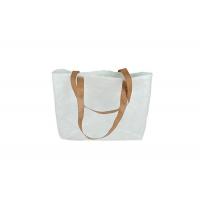 Two-tone Big Capacity Tyvek Tote Bag, Dupont Kraft Paper Shopping beach bag