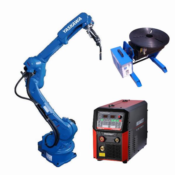 Yaskawa Arc Welding Robot AR2010 6 Axis 12kg Payload 2010mm Reach With Megment Welder Source