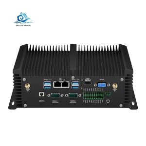 China Fanless Industrial PC with All Aluminum Alloy Casing Multiple OS Support and WIFI Intel Core i5 DDR4 RAM wholesale