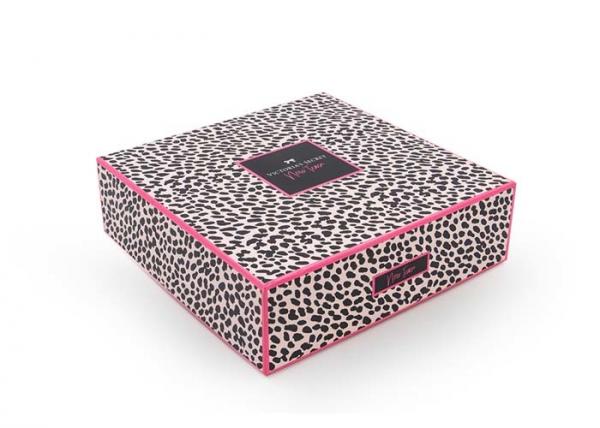 CMYK Cosmetic Box Packaging With Tray , Cosmetic Gift Boxes 600g To 1600g