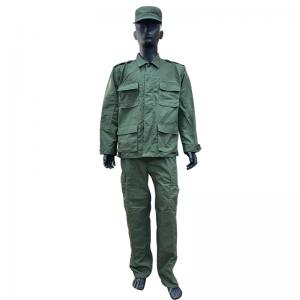 Unisex Camouflage Uniform Long Sleeve Shirts and Trousers for Outdoor Training Attire