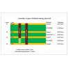 4 Layer High Frequency PCB Built On 2 Cores of 20mil RO4350B with Back Drill for