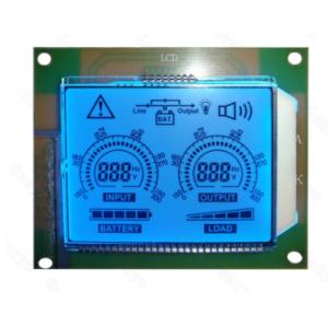 7 Segment LCD Display TN LCD Display Blue Backlight HT1621 COB Module