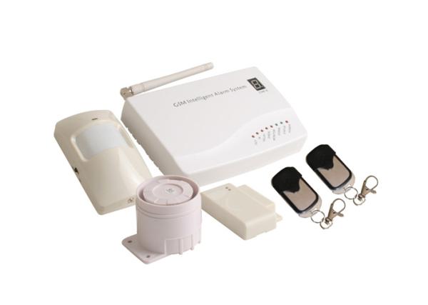 433 megahertz 7 prenderam o sistema de alarme inteligente das zonas 12V SMS G/M com sensor do fumo