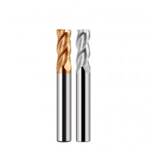 HRC58 Solid Carbide Roughing End Mill Cutter Nano Coating For Steel