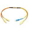 China Mode Conditioning 62.5 / 50mm multimode Optical Fiber Patch Cord Compliant With IEEE802.3Z wholesale