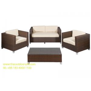 China Outdoor Wicker Furniture, Rattan Garden Furniture, Living Room Sofa Set, Rattan Sofa Chair supplier