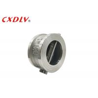 China SUS13/14 H76 Dual Plate Check Valve Double Door Swing Wafer Type DN50~DN500 on sale