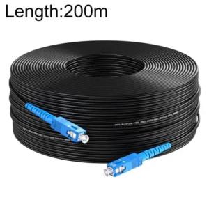 China 1 Core G657A1 FTTH Drop Cable Patch Cord with SC Connector Single Mode Fiber Jumper wholesale