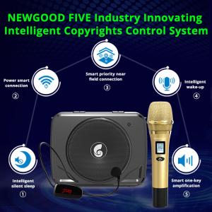 Intelligent sleep wake up voice sound system LCD screen Handheld & Headset Wireless Amplifier Smart Bluetooth Speaker