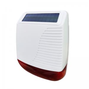 China Factory New Design home security Solar Alarm siren for home wireless security alarm system supplier