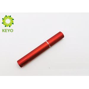 China Cylinder Shape Empty Eyeliner Container Red Color Aluminum Material Made supplier