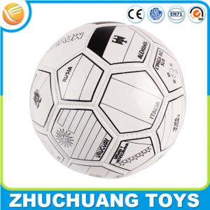 China diy kids learning leather pu soccer ball size 4 supplier