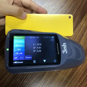 China YS 3010 Portable Color Spectrophotometer 8mm Aperture To Messure Plastic Colour Samples supplier