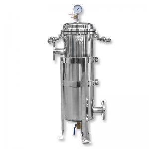China Sanitary Stainless Steel Micro Filter Housing With 10 20 Cartridge supplier