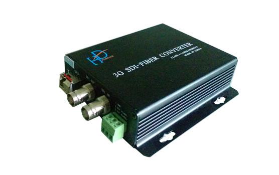1/2/4- Channels SDI Fiber Converter , Fiber Optic Video Converter LC Connector
