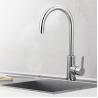 China Brushed SUS 304 Goose Neck Stainless Steel Faucet wholesale