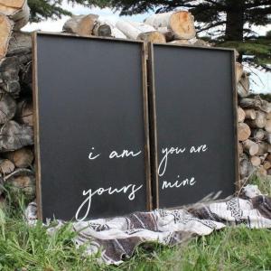 Blackboard Vintage Wood Signs With Quotes Home Decor Easy Maintenance