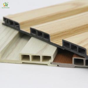 Three-Hole Wpc Wall Panel Panel Mosisture Resistance Wpc Fluted Wall