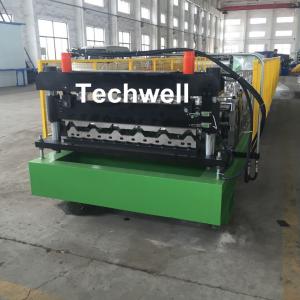 China 0.3 - 0.8mm Material Thickness Color Steel Roof Roll Forming Machine TW-RWM supplier