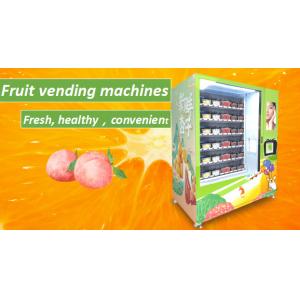 China Middle Pick Up Cut Fruit Salad Box Health Vending Machine Push Board Elevator supplier