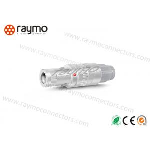 Customized Circular Plastic Connectors High Performance Silver Color Metal Shell