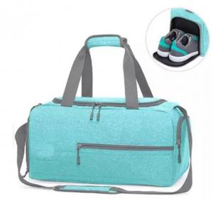 China Water Resistant 400D Polyester Weekender Duffel Bag With Shoe Compartment supplier