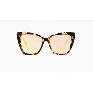 Gafas de sol retras de gran tamaño de Cat Eye para el acetato hecho a mano ULTRAVIOLETA de 400 protecciones de las gafas del vintage de las señoras de las muchachas de las mujeres