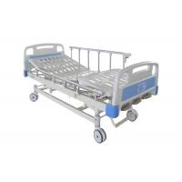 China Foldway Aluminum Guardrail Medical Manual Crank Bed Hospital Furniture (ALS-M309) on sale